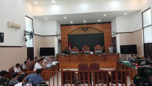 Sidang praperadilan Eks Menag Yaqut Cholil Qoumas di Pengadilan Negeri Jakarta Selatan, Selasa, 3/3/2026 | Syahrul Baihaqi/Forum Keadilan