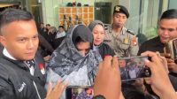 Bupati Pekalongan Fadia Arafiq di Gedung KPK, Jakarta, Rabu, 4/3/2026 | Muhammad Reza/Forum Keadilan