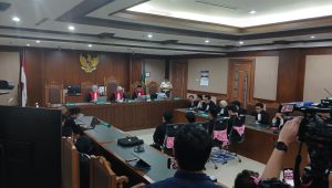 Sidang putusan Delpedro Cs di Pengadilan Tipikor Jakarta, Jumat, 6/3/2026 | Syahrul Baihaqi/Forum Keadilan