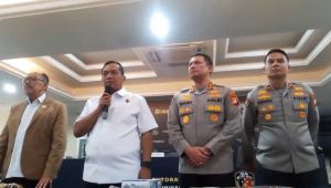 Direktur Reserse Kriminal Umum Polda Metro Jaya Kombes Pol Iman Imanuddin dalam jumpa pers di Polda Metro Jaya, Jakarta, Rabu, 11/3/2026 | Muhammad Reza/Forum Keadilan