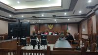 Eks Dirut Inhutani V Dicky Yuana Rady saat mendengarkan surat tuntutan di Pengadilan Tipikor Jakarta, Kamis, 12/3/2026 | Syahrul Baihaqi/Forum Keadilan