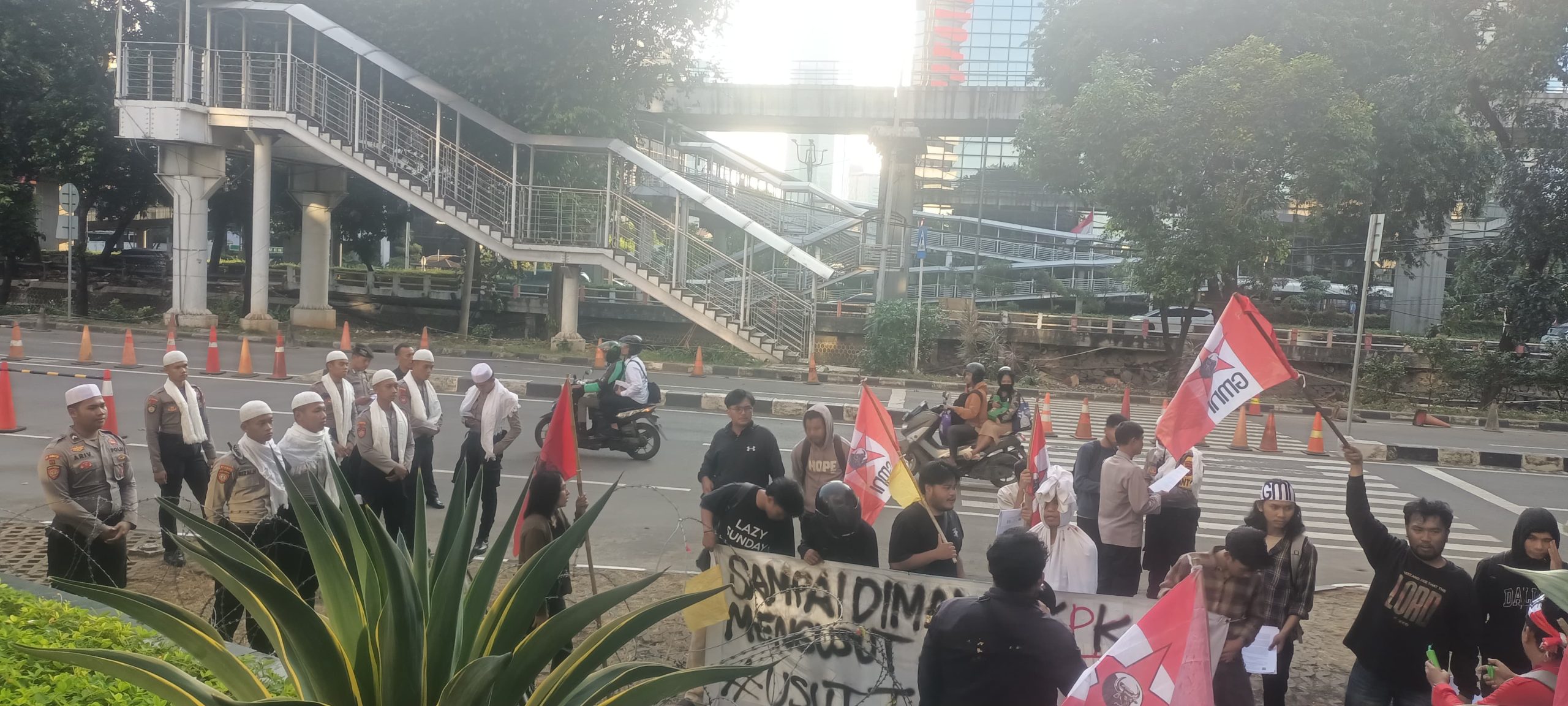 GMNI Jakarta Timur Demo di KPK, Desak Pengusutan Kasus JICT yang Pernah Disorot Ermanto Usman