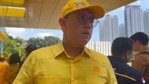 Wakil Ketua Komisi I DPR RI Dave Laksono, di DPP Golkar, Jakarta, Selasa, 17/3/2026 | Novia Suhari/Forum Keadilan