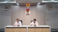 Deputi Penindakan dan Eksekusi KPK Asep Guntur Rahayu dan Juru Bicara KPK Budi Prasetyo di Gedung KPK, Jakarta, Senin, 30/3/2026 | Muhammad Reza/Forum Keadilan