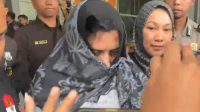 Bupati Pekalongan Fadia Arafiq di Gedung KPK, Jakarta, Rabu, 4/3/2026 | Muhammad Reza/Forum Keadilan