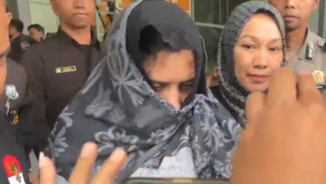 Bupati Pekalongan Fadia Arafiq di Gedung KPK, Jakarta, Rabu, 4/3/2026 | Muhammad Reza/Forum Keadilan
