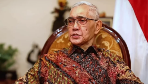 Wakil Presiden ke-6 RI Jenderal TNI (Purn) Try Sutrisno. | DOK BPMI