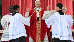 Paus Leo XIV di Palm Sunday di St. Peter's Square, Vatikan, Minggu, 29/3/2026. | Dok Vatican Media