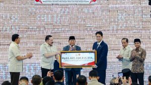 Satgas PKH saat Penyerahan Denda Administratif dan Penyelamatan Keuangan Negara di Kejaksaan Agung, Jakarta | Instagram @rajaantoni