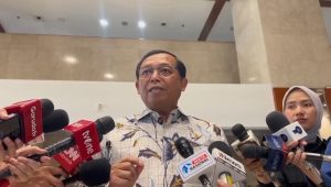 Anggota Komisi VI DPR RI Herman Khaeron di Kompleks Parlemen, Senayan Jakarta Pusat Rabu, 1/4/2026 | Novia Suhari/Forum Keadilan