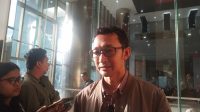 Juru Bicara KPK Budi Prasetyo di Gedung KPK, Jakarta, Rabu, 1/4/2026 | Muhammad Reza/Forum Keadilan
