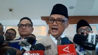Menteri Haji Mochamad Irfan Yusuf, di Kompleks Parlemen, Senayan, Jakarta, Rabu, 8/4/2026 | Novia Suhari/Forum Keadilan
