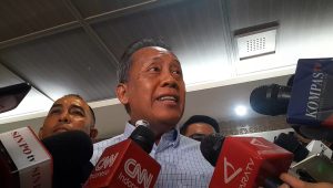 Wakil Ketua Umum NasDem Saan Mustopa, di Kompleks Parlemen, Senayan, Jakarta, Senin, 13/4/2026 | Novia Suhari/Forum Keadilan