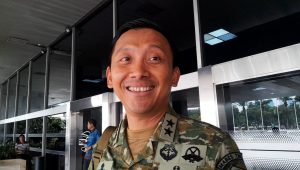 Kepala Pusat Penerangan (Kapuspen) TNI Aulia Dwi Nasrullah di Kompleks Parlemen, Senayan, Jakarta, Kamis, 16/4/2026 | Novia Suhari/Forum Keadilan