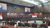 Mahkamah Konstitusi (MK) saat menggelar sidang Putusan, Kamis, 16/4/2026 | Syahrul Baihaqi/Forum Keadilan