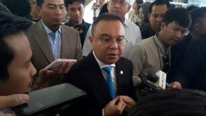 Ketua Harian Partai Gerindra sekaligus Wakil Ketua DPR RI Sufmi Dasco Ahmad, di Kompleks Parlemen, Senayan, Jakarta, Selasa, 21/4/2026 | Novia Suhari/Forum Keadilan