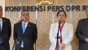 Ketua DPR RI Puan Maharani (kanan), di Kompleks Parlemen, Senayan, Jakarta, Selasa, 21/4/2026 | Novia Suhari/Forum Keadilan