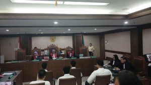 Ammar Zoni di Pengadilan Negeri Jakarta Pusat, Kamis, 23/4/2026 | Syahrul Baihaqi/Forum Keadilan