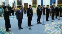 Pelantikan menteri, wakil menteri, hingga kepala badan dan penasihat khusus presiden di Istana Negara, Jakarta, pada Senin, 27/4/2026 | YouTube Sekretariat Presiden
