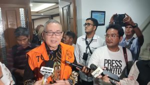 Eks Direktur Gas PT Pertamina Hari Karyuliarto di Pengadilan Tipikor Jakarta, Senin, 27/4/2026 | Syahrul Baihaqi/Forum Keadilan