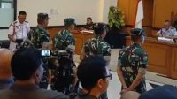 Empat anggota Badan Intelijen Strategis (BAIS) TNI yang menjadi pelaku dalam kasus penyiraman air keras terhadap Wakil Koordinator KontraS Andrie Yunus disidang di Pengadilan Militer, Rabu, 29/4/2026 | Syahrul Baihaqi/Forum Keadilan