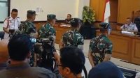 Empat anggota Badan Intelijen Strategis (BAIS) TNI yang menjadi pelaku dalam kasus penyiraman air keras terhadap Wakil Koordinator KontraS Andrie Yunus disidang di Pengadilan Militer, Rabu, 29/4/2026 | Syahrul Baihaqi/Forum Keadilan