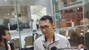 Jubir KPK Budi Prasetyo di Gedung KPK, Jakarta, Senin, 27/4/2026 | Muhammad Reza/Forum Keadilan