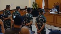 Empat anggota Badan Intelijen Strategis (BAIS) TNI yang menjadi pelaku dalam kasus penyiraman air keras terhadap Wakil Koordinator KontraS Andrie Yunus disidang di Pengadilan Militer, Rabu, 29/4/2026 | Syahrul Baihaqi/Forum Keadilan