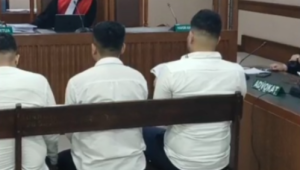 Muhammad Amar Akbar alias Ammar Zoni (kanan) di Pengadilan Negeri Jakarta Pusat (PN Jakpus), Kamis, 2/4/6/2026 | Syahrul Baihaqi/Forum Keadilan