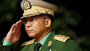 Pemimpin Junta Myanmar, Min Aung Hlaing. | Ist