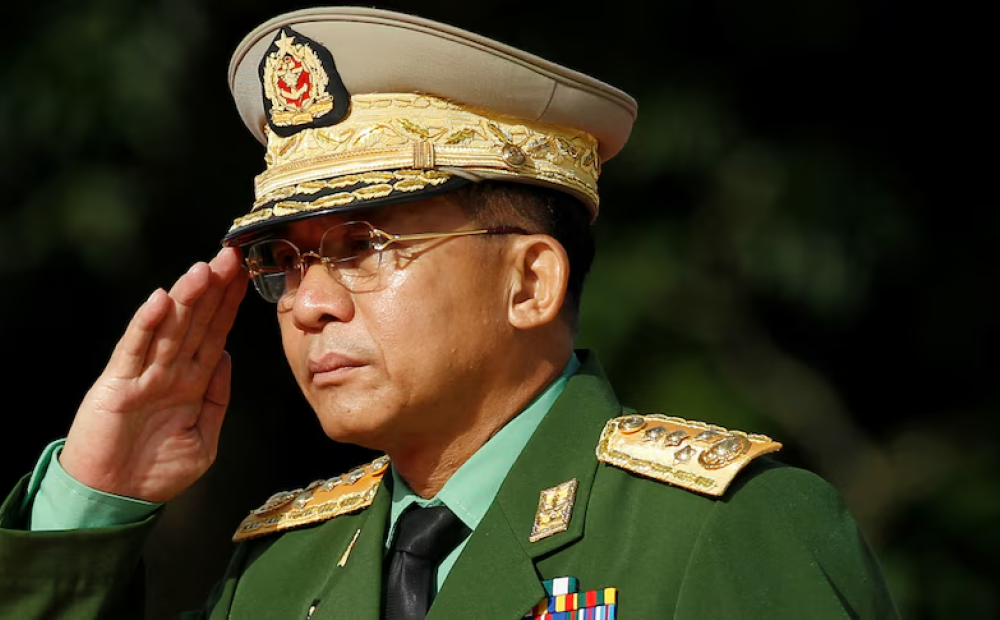 Pemimpin Junta Myanmar Min Aung Hlaing Terpilih Jadi Presiden Baru