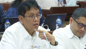 Menteri Keuangan (Menkeu), Purbaya Yudhi Sadewa, dalam paparan rapat kerja dengan Komisi XI DPR RI, pada Senin, 6/4/2026. | YouTube TVR Parlemen