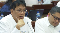 Menteri Keuangan (Menkeu), Purbaya Yudhi Sadewa, dalam paparan rapat kerja dengan Komisi XI DPR RI, pada Senin, 6/4/2026. | YouTube TVR Parlemen