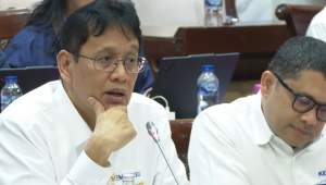 Menteri Keuangan (Menkeu), Purbaya Yudhi Sadewa, dalam paparan rapat kerja dengan Komisi XI DPR RI, pada Senin, 6/4/2026. | YouTube TVR Parlemen