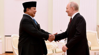 Presiden RI Prabowo Subianto bertemu dengan Presiden Rusia Vladimir Putin di Istana Kremlin, Moskwa, pada Senin, 13/4/2026. |Dok BPMI Setpres/Muchlis Jr