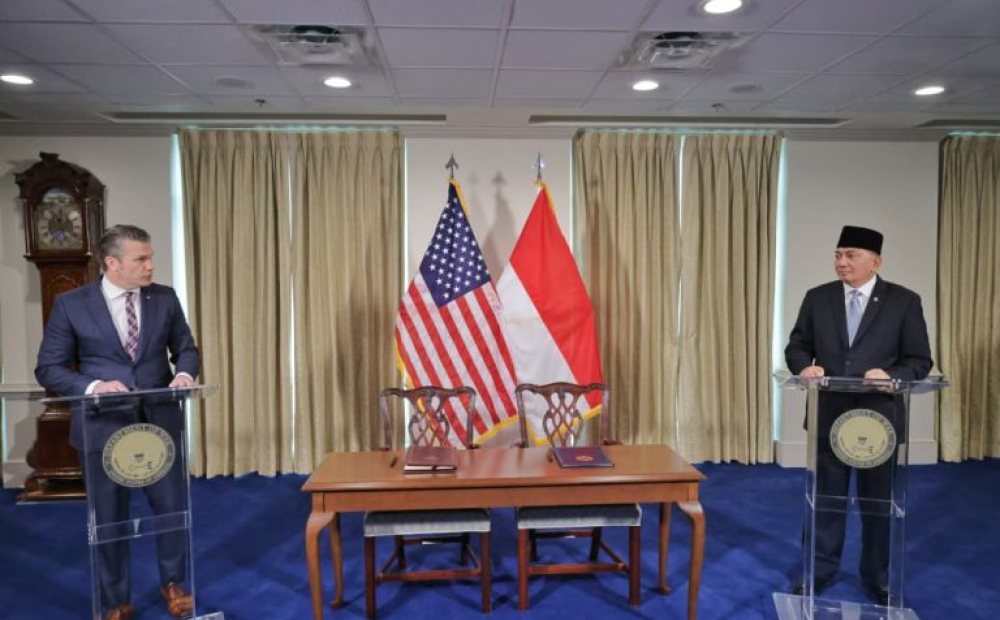 Sjafrie Bertemu Menteri Perang AS Pete Hegseth, Sepakati Kerja Sama Pertahanan Utama