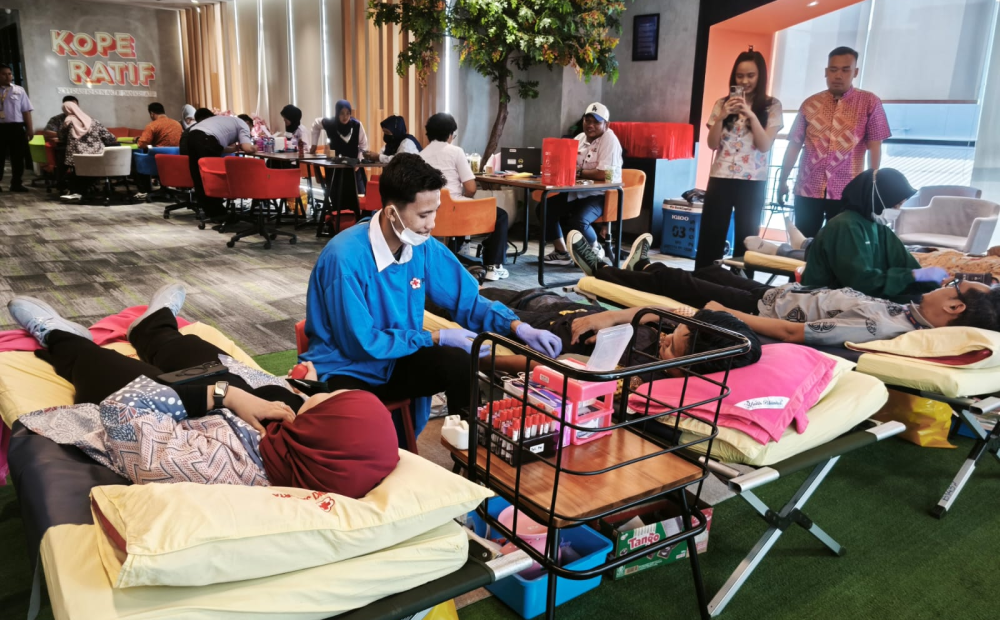 Kopnus Gelar Donor Darah Bersama Karyawan dan Anggota