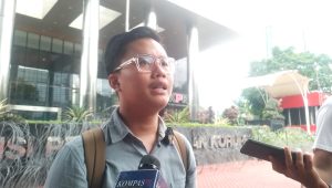 Peneliti ICW Yassar Aulia, di Gedung KPK, Jakarta, Rabu, 6/5/2026 | Muhammad Reza/Forum Keadilan