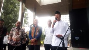 Menteri Sosial (Mensos) Saifullah Yusuf atau Gus Ipul di Gedung Merah Putih KPK, Kuningan, Jakarta Selatan, Jumat, 8/5/2026 | Muhammad Reza/Forum Keadilan