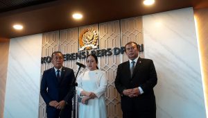 Ketua DPR RI Puan Maharani bersama jajaran di Kompleks Parlemen, Senayan, Jakarta, Selasa, 12/5/2026 | Novia Suhari/Forum Keadilan