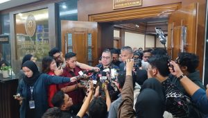 Eks konsultan teknologi kasus Chromebook Ibrahim Arief usai sidang di Pengadilan Tipikor Jakarta, Selasa, 12/5/2026 | Syahrul Baihaqi/Forum Keadilan