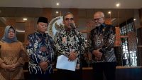 Ketua MPR RI Ahmad Muzani, bersama dengan jajaran MPR RI, di Kompleks Parlemen, Senayan, Jakarta, Rabu, 13/5/2026 | Novia Suhari/Forum Keadilan