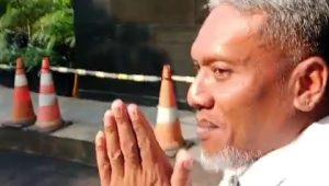 Heri Setiyono alias Heri Black di Gedung Merah Putih Komisi Pemberantasan Korupsi (KPK), Jakarta, Senin, 18/5/2026 | Muhammad Reza/Forum Keadilan