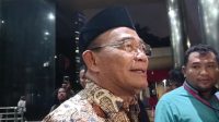 Mantan Menteri Agama Ad Interim Muhadjir Effendy di Gedung KPK, Jakarta, Senin, 18/5/2026 | Muhammad Reza/Forum Keadilan