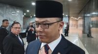Menteri Luar Negeri (Menlu) RI Sugiono di Kompleks Parlemen, Senayan, Jakarta, Rabu, 20/5/2026 | Novia Suhari/Forum Keadilan