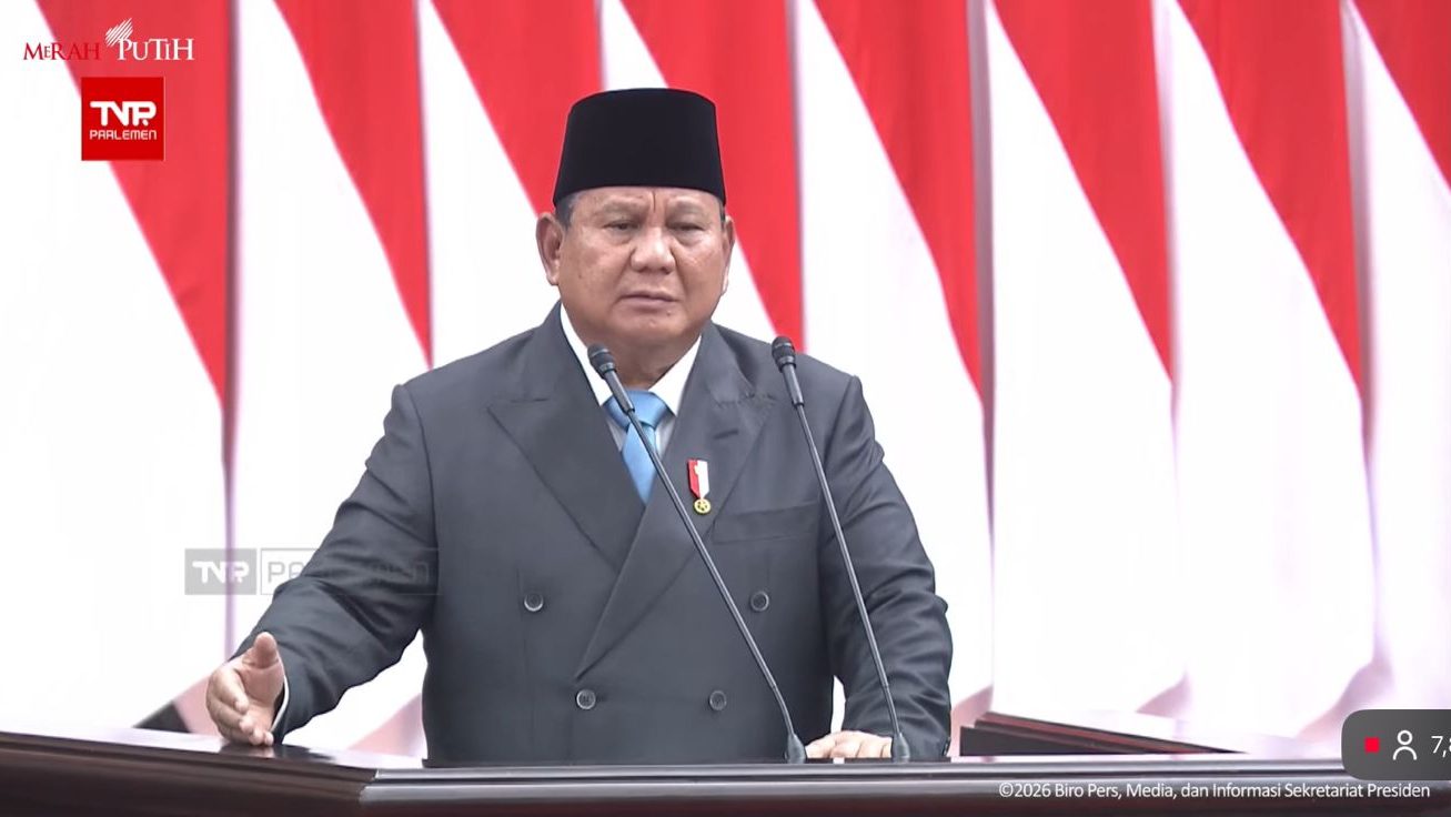 Prabowo di DPR: Kita akan Jadi Bangsa yang Lemah, yang Selalu Takut Kurs Dolar