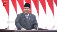 Presiden Prabowo Subianto saat berbicara mengenai Kerangka Ekonomi Makro dan Pokok-pokok Kebijakan Fiskal (KEM-PPKF) dalam Rapat Paripurna bersama DPR RI di Kompleks Parlemen, Senayan, Jakarta, Rabu, 20/5/2026 | YouTube Sekretariat Presiden