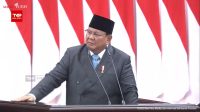 Presiden Prabowo Subianto saat berbicara mengenai Kerangka Ekonomi Makro dan Pokok-pokok Kebijakan Fiskal (KEM-PPKF) dalam Rapat Paripurna bersama DPR RI di Kompleks Parlemen, Senayan, Jakarta, Rabu, 20/5/2026 | YouTube Sekretariat Presiden