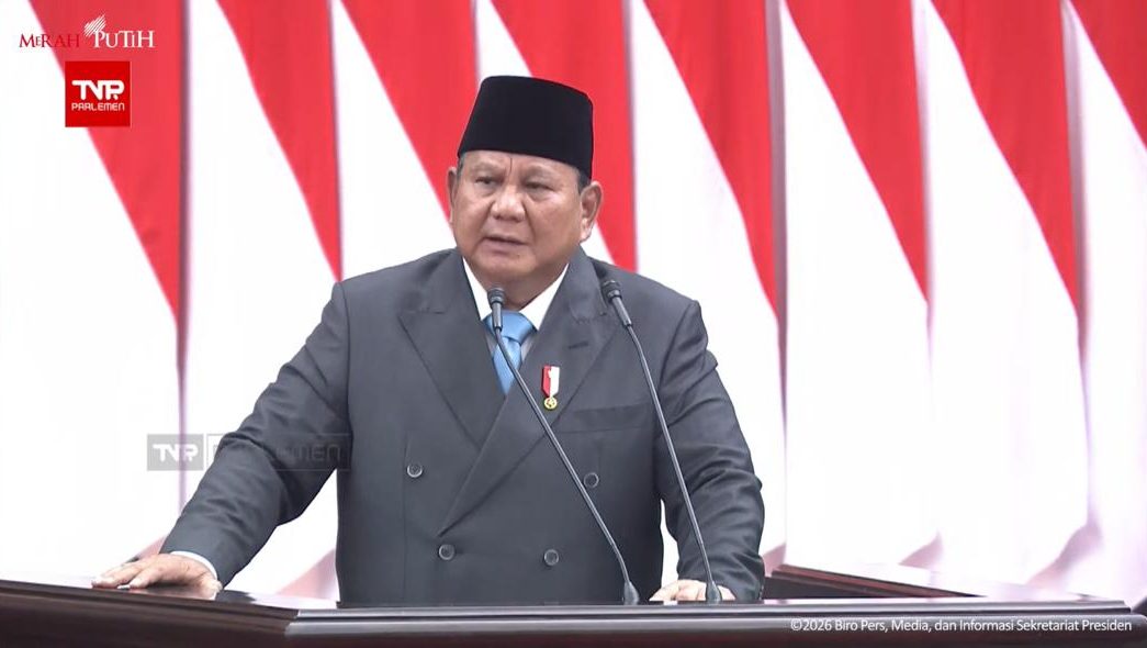 Prabowo Sentil Dugaan Praktik “Bekingan Hijau-Cokelat” dalam Pidato Rapur DPR RI