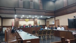 Orlando Hamonangan Sianipar selaku Kepala Seksi Intelijen Kepabeanan saat menjadi saksi di Pengadilan Tipikor Jakarta, Rabu, 20/5/2026 | Syahrul Baihaqi/Forum Keadilan